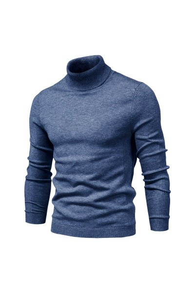 Turtleneck, Blue