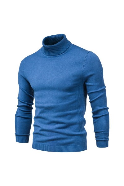 Turtleneck, Blue