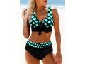 Polka Dot High Waisted Bikini Set