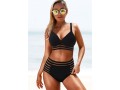 Sheer Mesh High Waisted Bikini Set