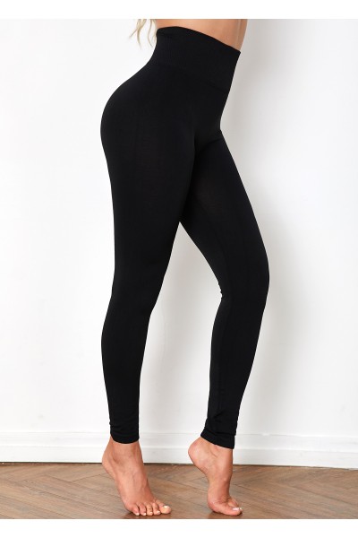 Black High Waist Super Elastic Legging