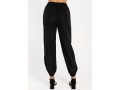 Black High Waisted Pocket Tie Front Pants