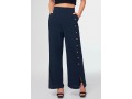 Button Detail High Waist Pocket Pants