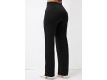 Double Breasted High Waist Solid Pants