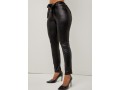 Faux Leather High Waisted Black Pants