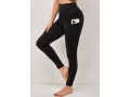 High Waisted Pocket Black Skinny Pants