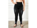 Plus Size Tribal Print High Waist Legging