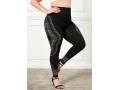 Plus Size Tribal Print High Waist Legging