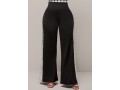 Sequin Black Ombre High Waisted Pants