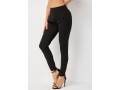 Solid High Waisted Skinny Pocket Pants