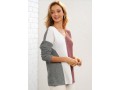 Color Block V Neck Long Sleeve Sweater