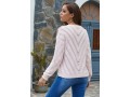 Tassel Detail Round Neck Long Sleeve Sweater