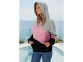 Contrast Kangaroo Pocket Long Sleeve Hoodie