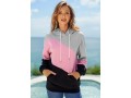 Contrast Kangaroo Pocket Long Sleeve Hoodie