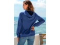 Kangaroo Pocket Drawstring Detail Long Sleeve Hoodie