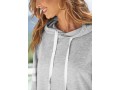 Long Sleeve Striped Letter Print Hoodie