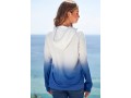 Ombre Long Sleeve Drawstring Detail Hoodie