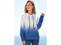 Ombre Long Sleeve Drawstring Detail Hoodie