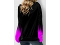 Ombre Long Sleeve Quarter Zip Hoodie