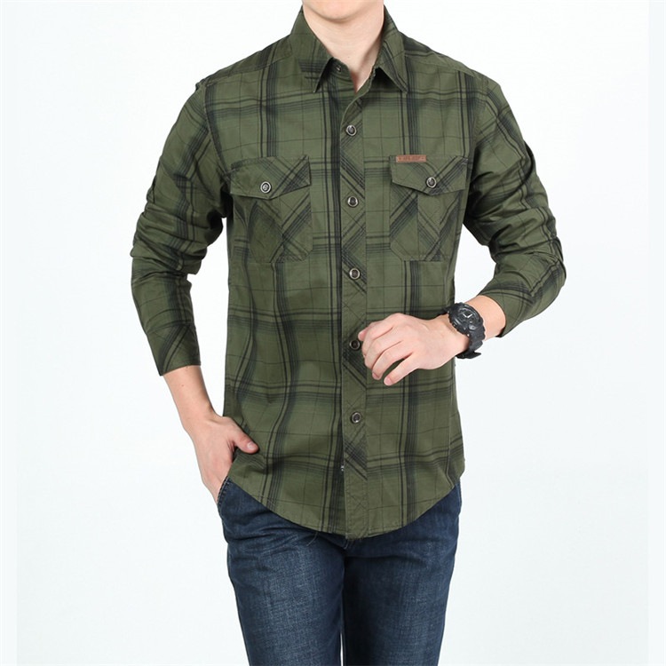 Marke-Kleidung-Kariertes-Hemd-Mnner-Plus-Gre-5XL-2019-Sommer-Baumwolle-Lange-rmeln-Camisa-masculina--32860841139-5