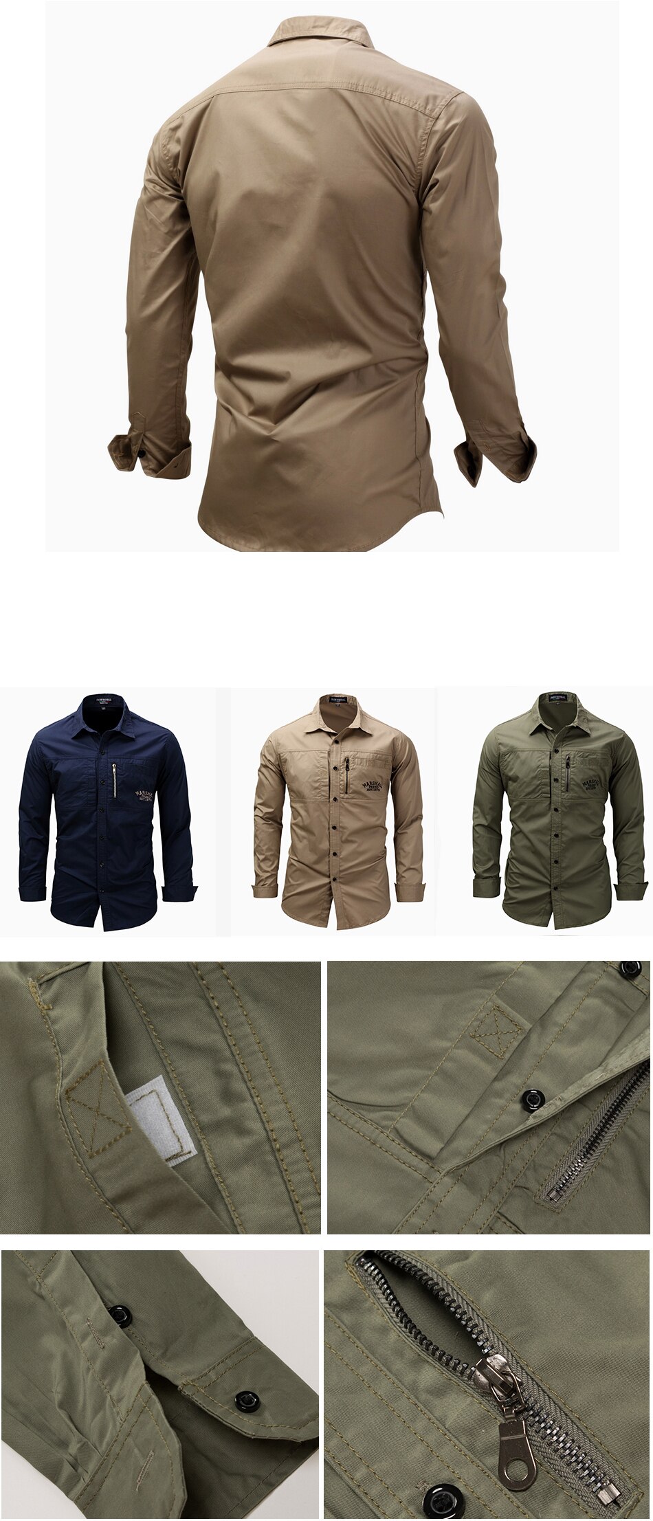 Marke-Military-Shirt-Mnner-Langarm-Casual-Slim-fit-Herren-Shirts-Camisa-Masculina-100-Baumwolle-Hohe-32864372320-5